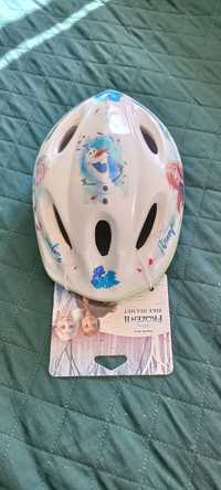 Kask rowerowy kraina lodu 52-56 cm dla dzieci