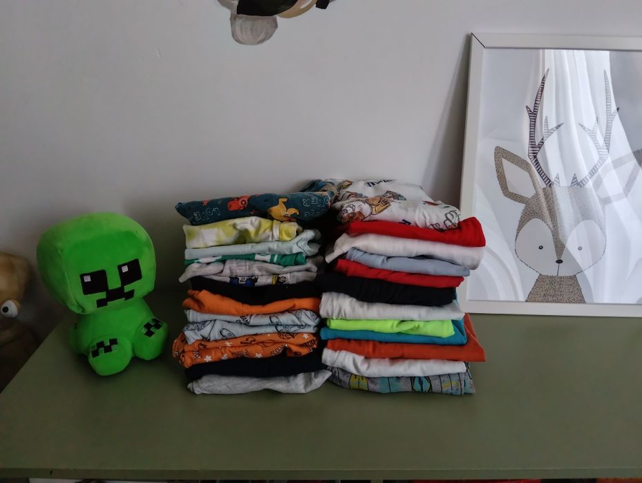 Paka dla chłopaka 134, około 30 sztuk! Wiosna/lato