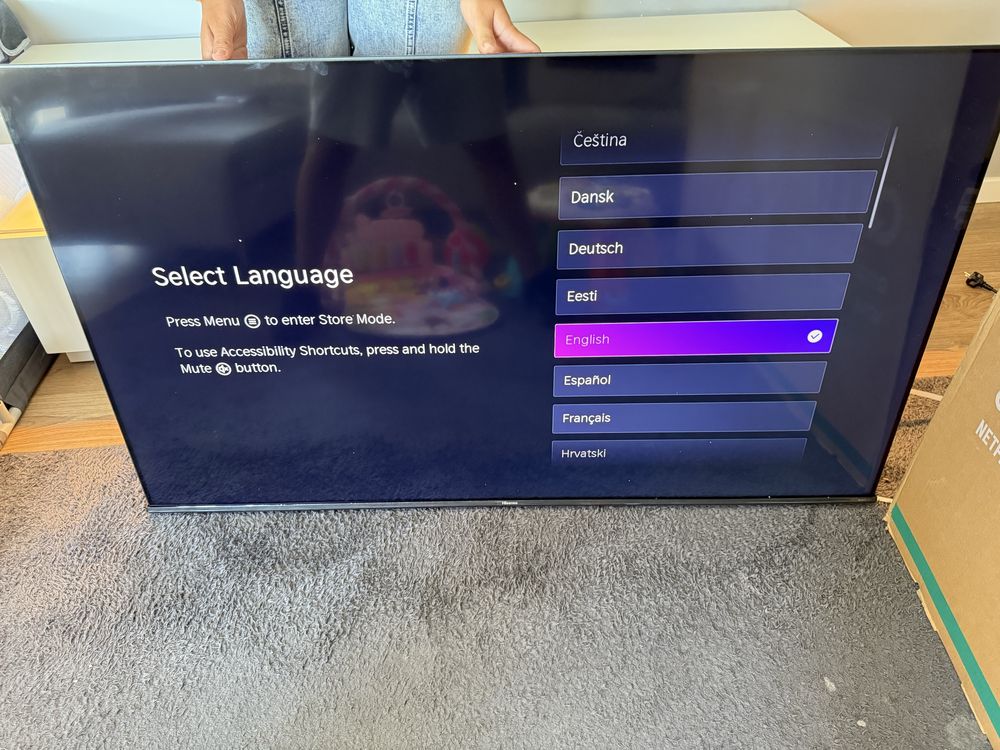 Smart TV Hisense 58 Polegadas QLED nova