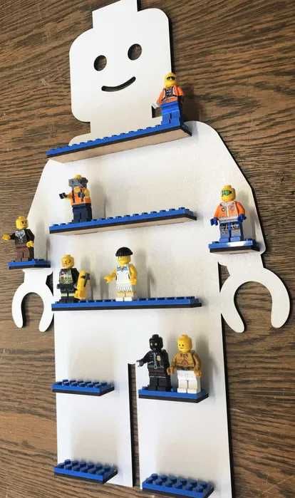 Półka 40cm wyskokości - minifigurka na figurki Lego