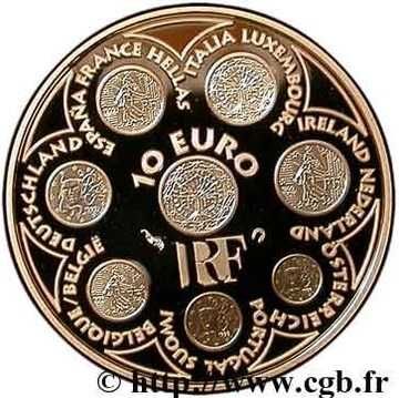 Moeda Ouro 8,45g 22KT - Europa 2002 França