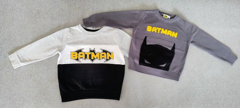 Zestaw Batman Bluza + Sweterek Smyk Bawełna Dla Chłopca R.104cm