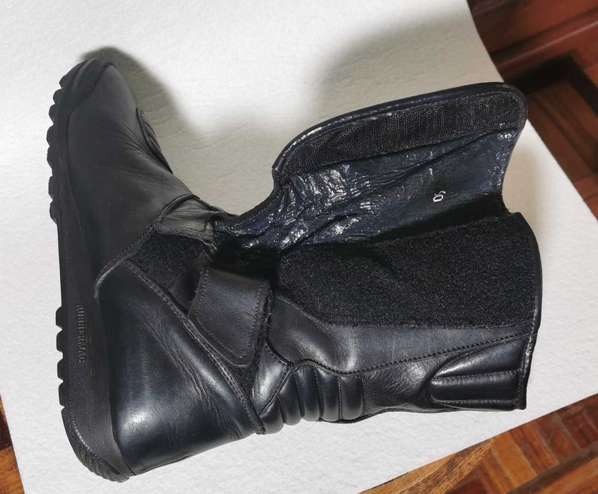 Botas de motociclista em pele T:40