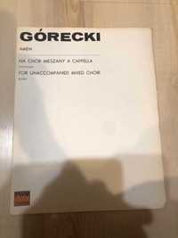 H. M. Górecki - Amen na chór mieszany a capella