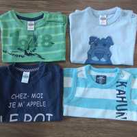 Komplet T-shirt Zara Baby + top H&M 74-78 cm
T