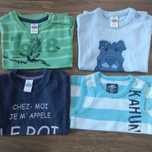 Komplet T-shirt Zara Baby + top H&M 74-78 cm
T