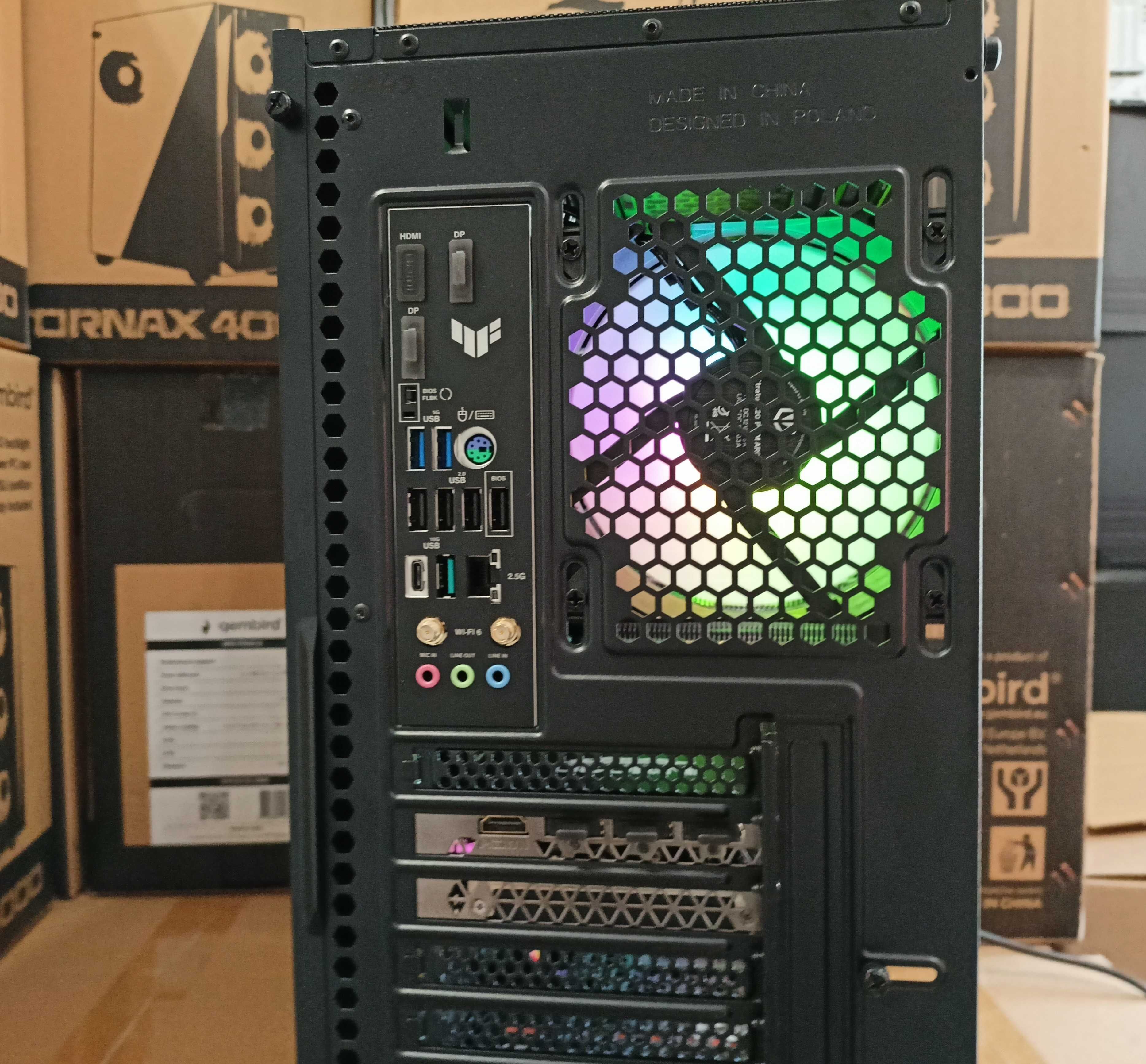 Komputer Asus TUF WiFi Ryzen 7 7800X3D 64GB DDR5 2TB RTX 5070 Ti 16GB