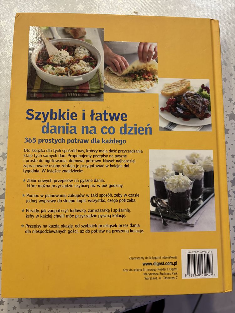 Książka kucharska Reader’s Digest Szybkie i łatwe dania na co dzień