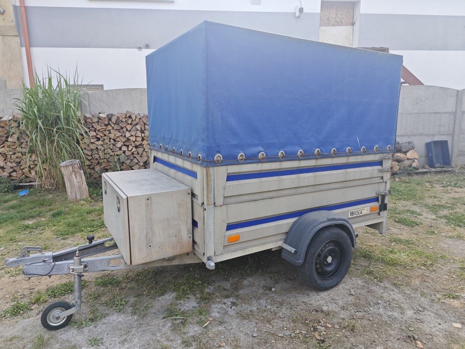 Przyczepka Wiola W600  wysokie burty.