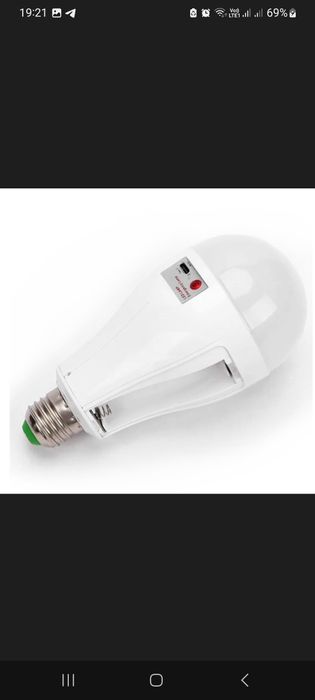 Лампочка на аккумуляторе