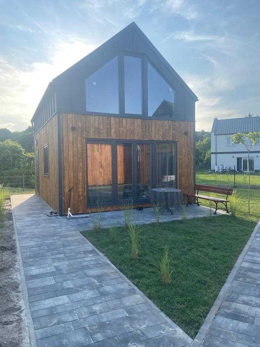Dom Nowoczesna Stodoła, domek drewniany, letniskowy 35m2, ROD
