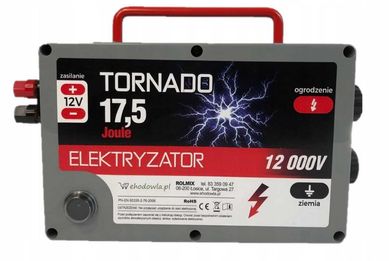 Elektryzator Tornado pastuch o mocy 17,5j