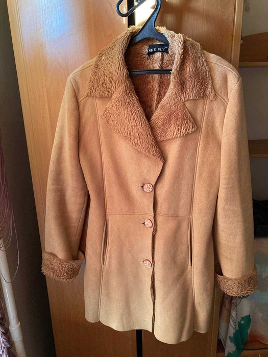 Дублянка жіноча,бу,48-50 розмір,штучна замша