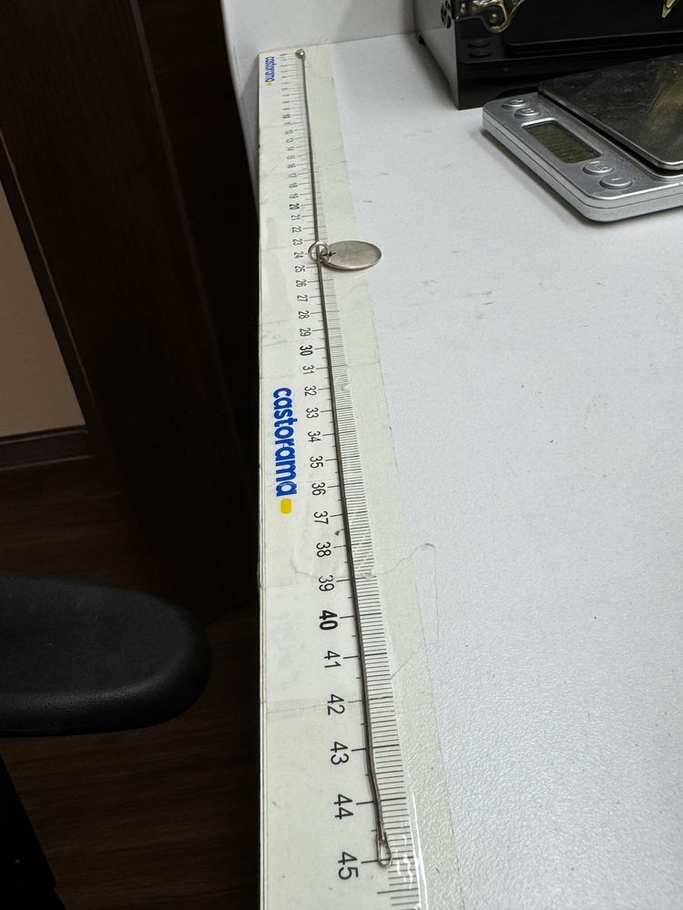 Piękny stary wisiorek z lancuszkiem srebro 925 9.2g