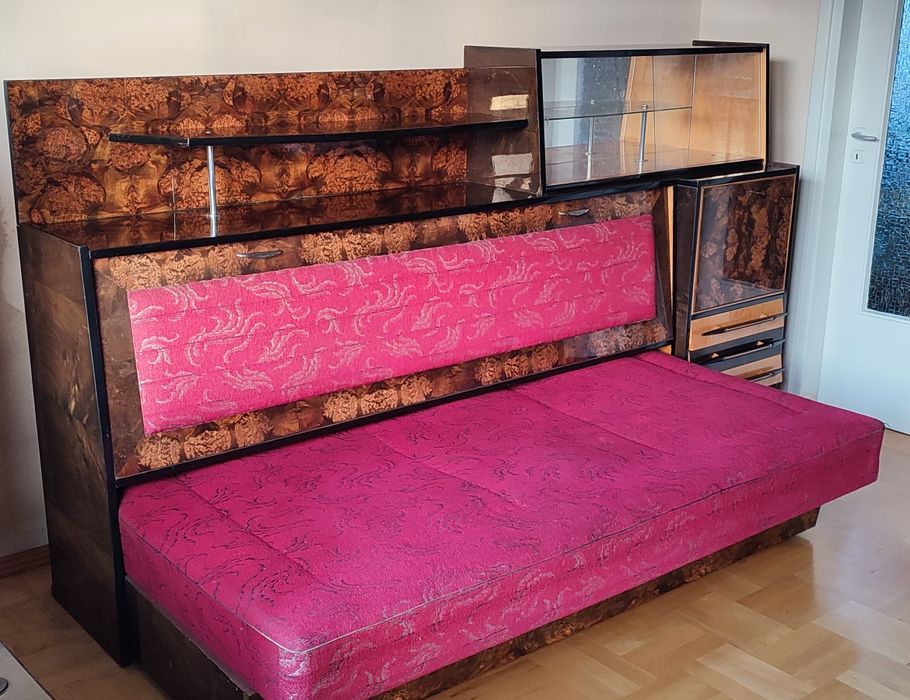 Meblo–wersalka z Kalwarii Zebrzydowskiej – PRL, vintage, lata 70./80.