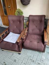 Fotele PRL - dwa fotele