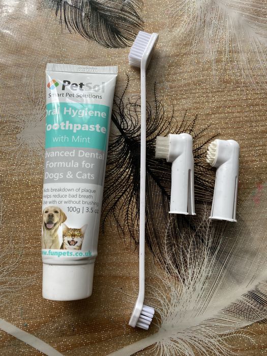 Набір для гігієни ротової порожнини домашніх улюбленців щітки паста