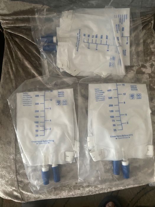 Worki do zbiórki moczu mocowane na nogę-1szt