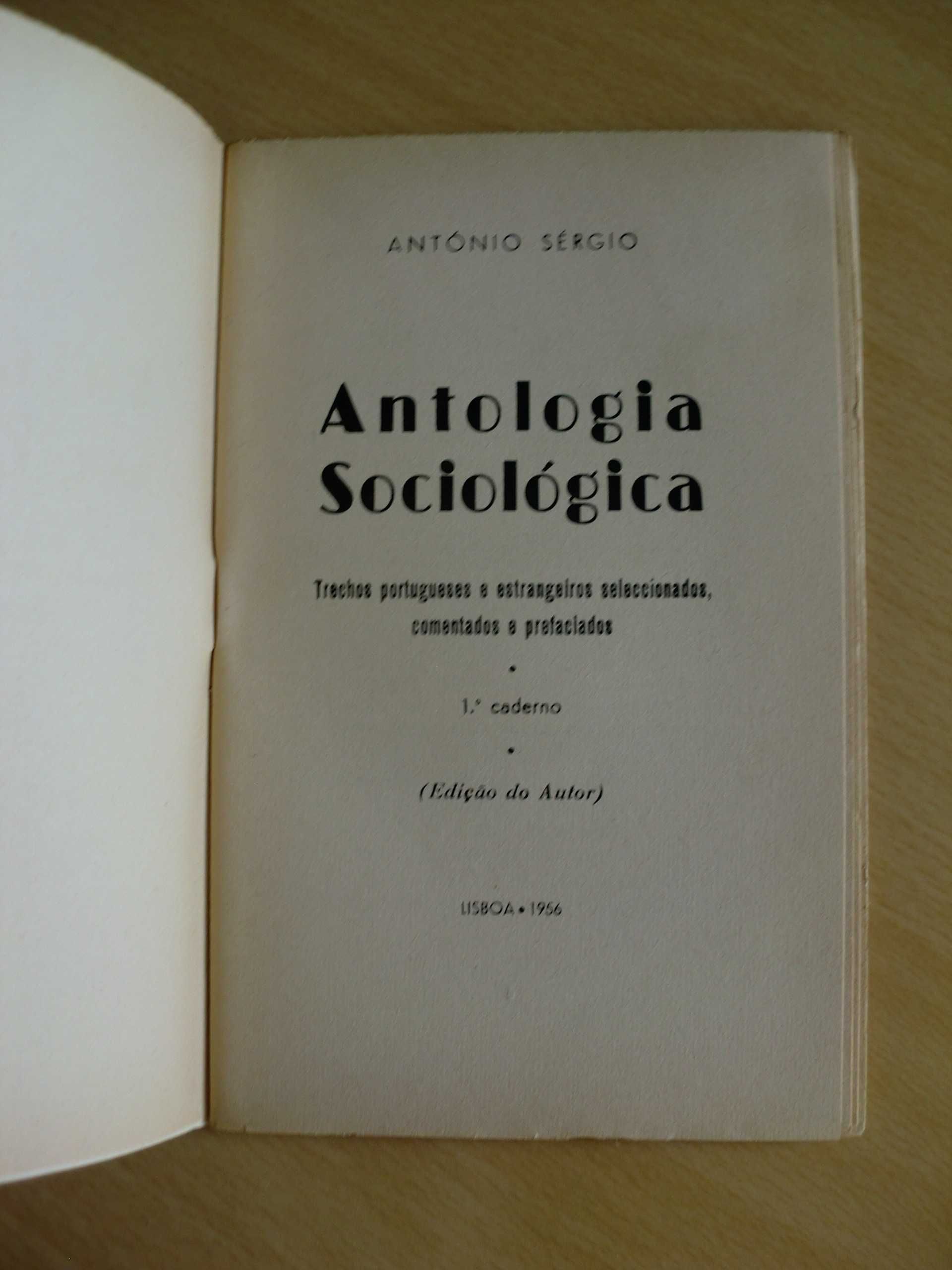 Antologia Sociológica 
de António Sérgio