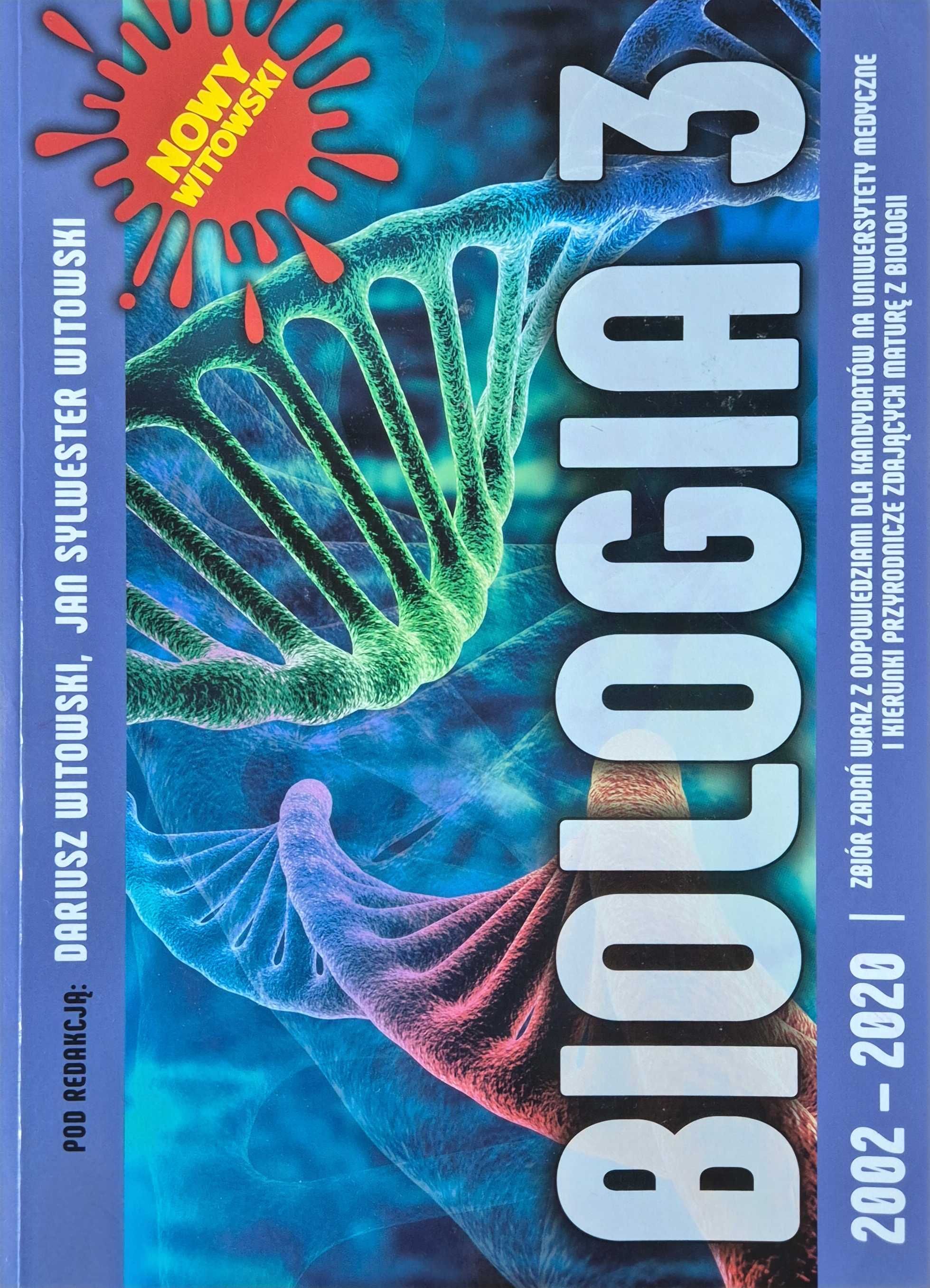 TOM 1, 2, 3, BIOLOGIA Zbiór zadań wraz z odpowiedziami, NOWY WITOWSKI