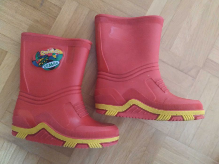 Czerwone kalosze DEMAR rozmiar 25 / 26