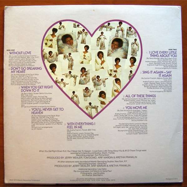 Vinyl, LP, Album -Aretha Franklin - With everything I feel in me