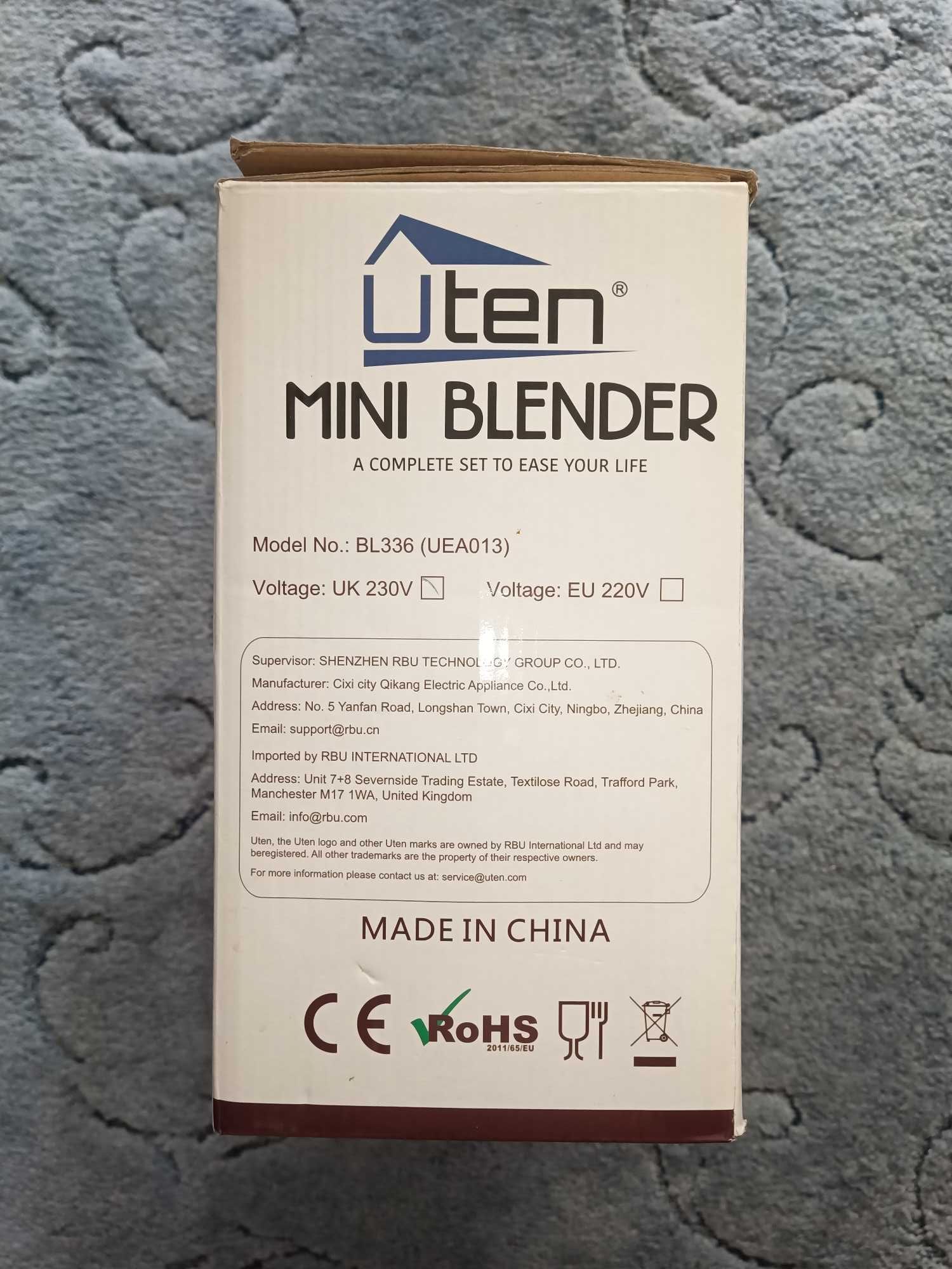 UTEN MINI BLENDER BL336 wtyczka polska