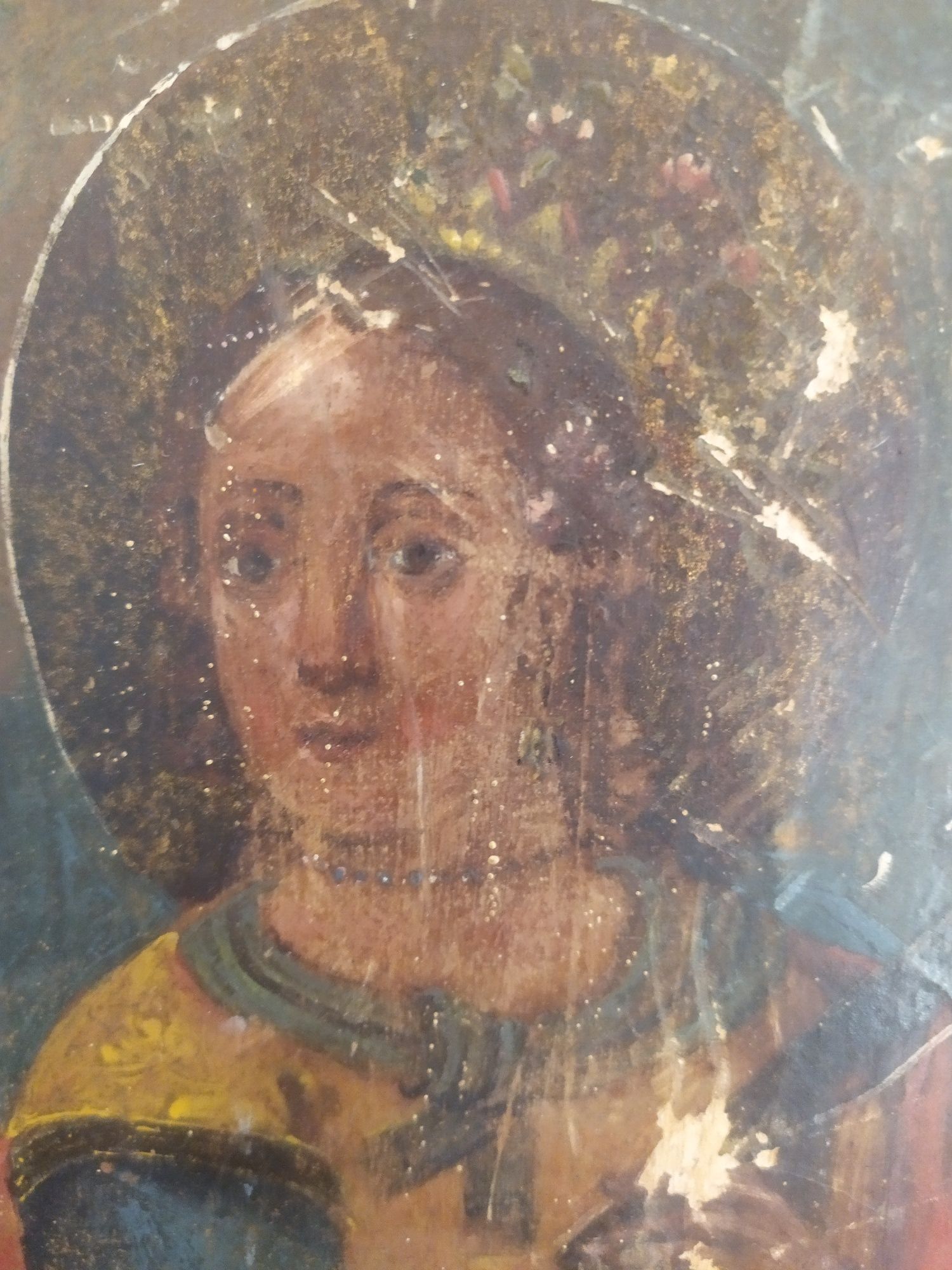 Икона Св. Варвара Полтава конец 18 века