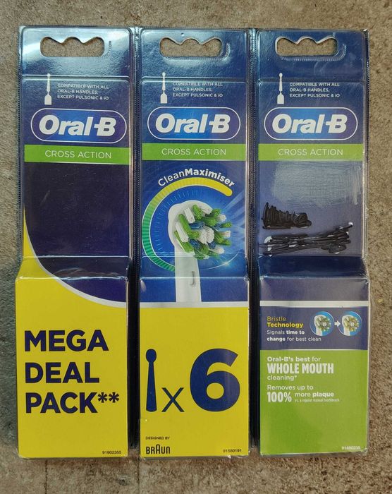 Końcówki do szczoteczki oral b 6szt oryginalnie polecam