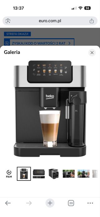 Dane techniczne Ekspres Beko CaffeExperto CEG7304X