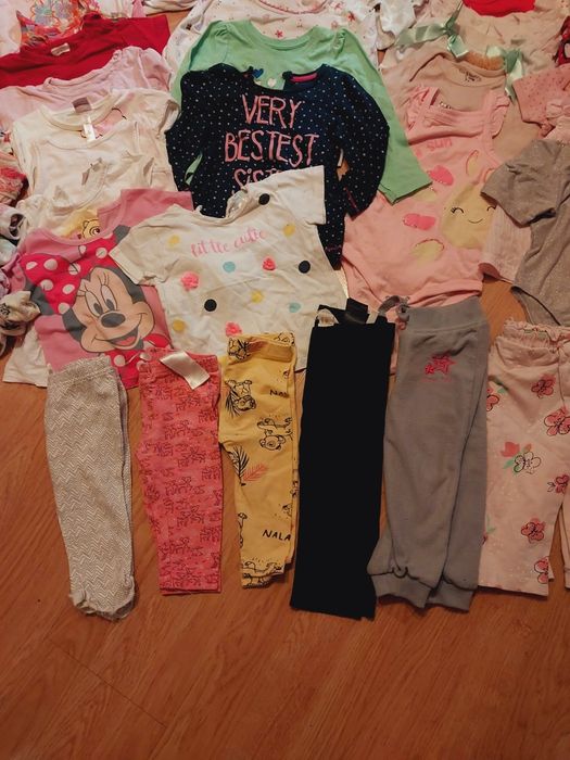 Mega duży zestaw ubranek dla dziewczynki