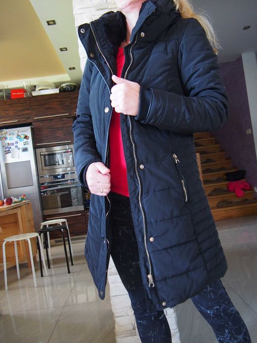 Płaszcz zimowy kurtka  M F&F