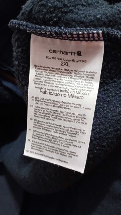 Carhartt зіп худі size XXL
