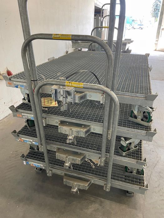 Profesjonalne wozki platformowe o duzej wytrzymalosci Cena za całość