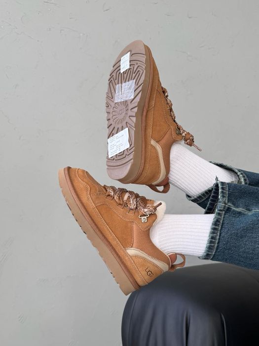 36-45 Руді зимові кросівки Угг UGG Lowmel Sneaker Chestnut,рижі ловмел