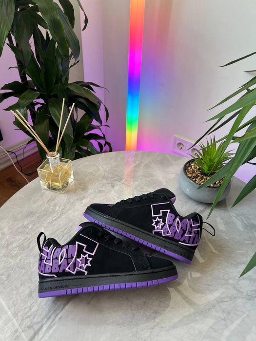 ХІТ ПРОДАЖ! Кросівки DC Shoes Court Graffik&Sabbath Black | 36-44