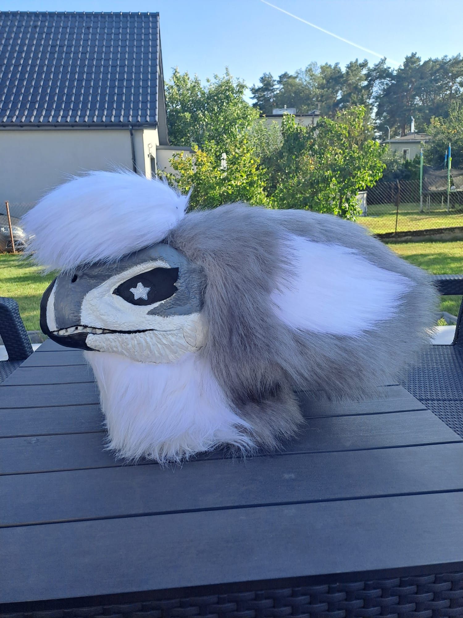 Dino maska furry + ogon