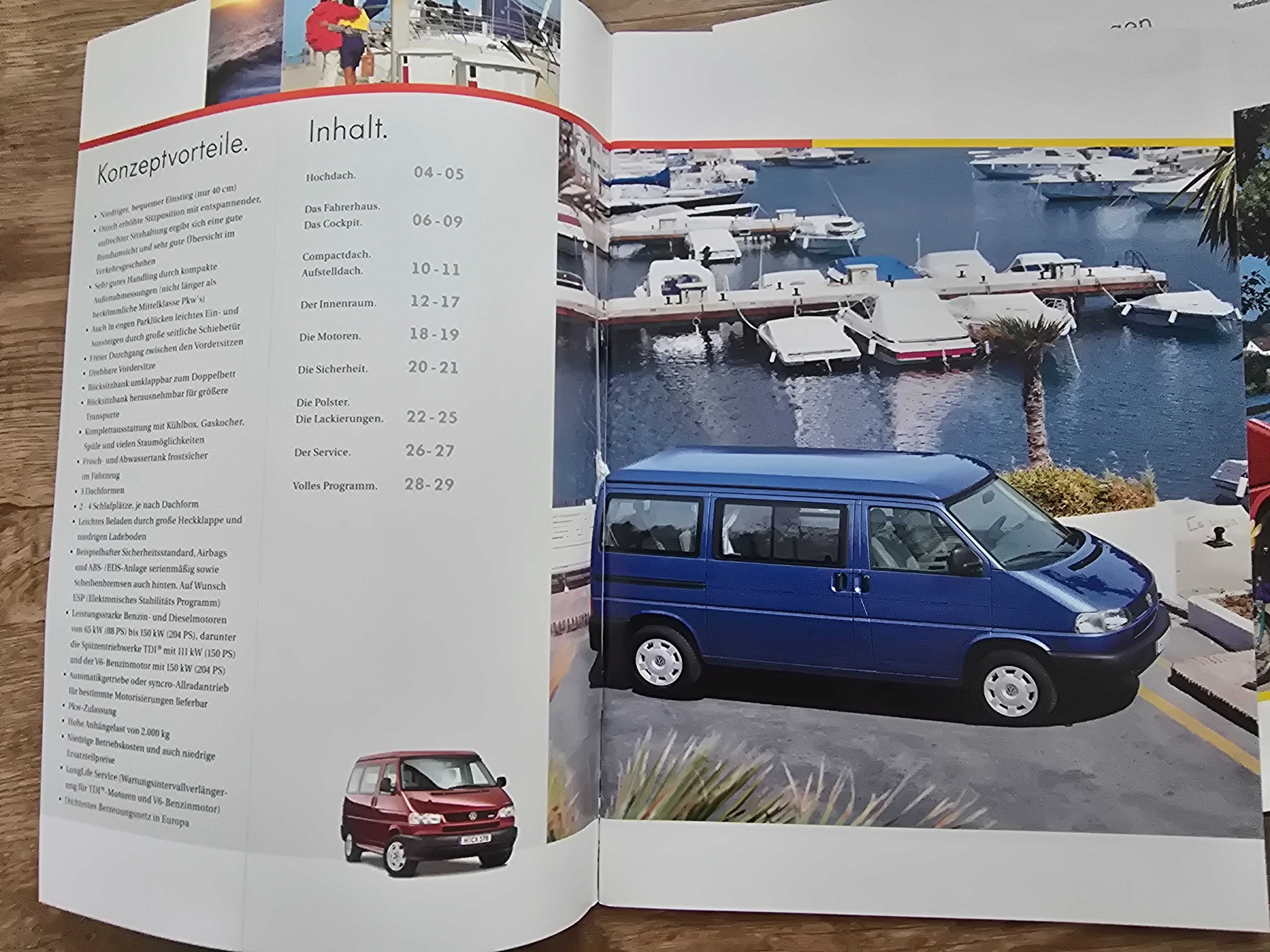 Prospekt VW T4 California Coach