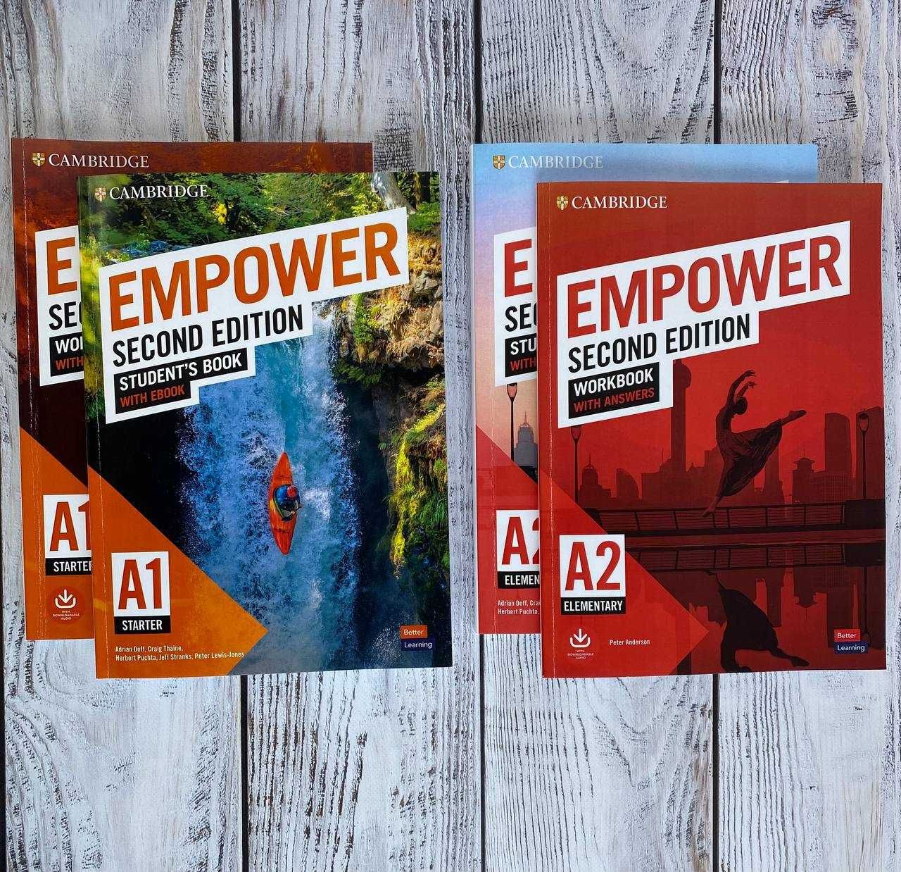 Empower 2nd edition A1, A2, B1, B1+