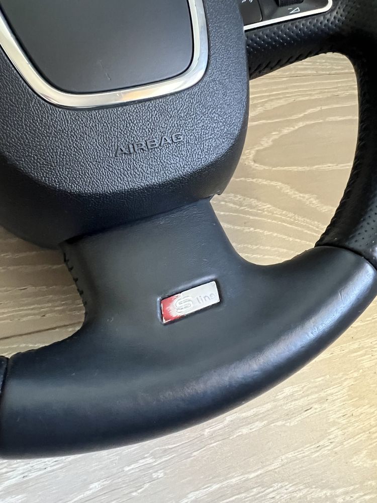 Kierownica Audi A5 8T Multifunkcja łopatki A4 B7 B8 A3 A6