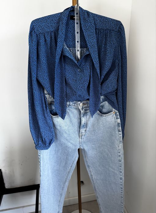 Koszula nowa w kropki z zabotem