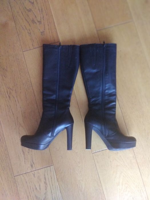 Eleganckie kozaki Badura r. 38 skóra naturalna