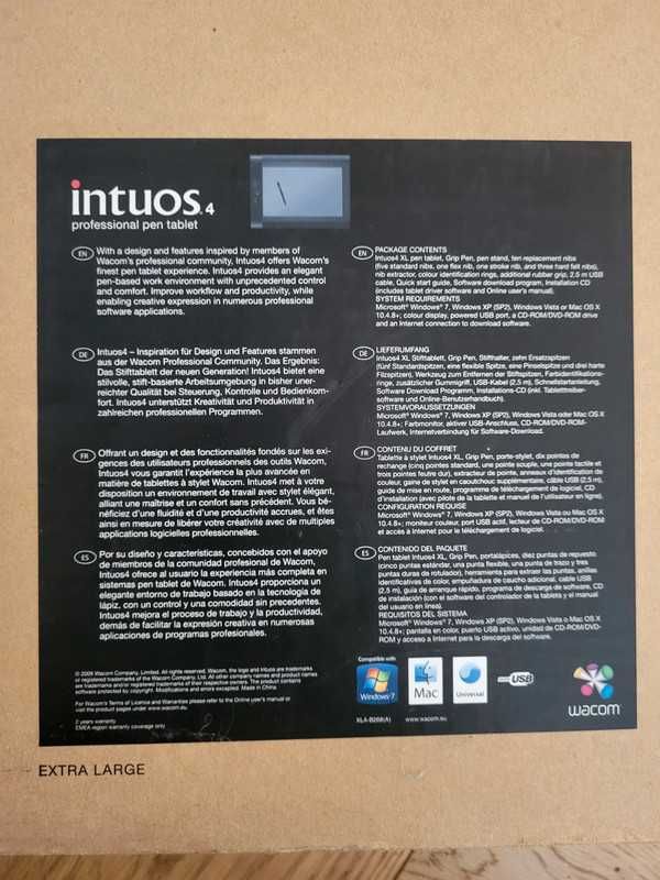 Tablet graficzny Wacom Intuos 4 XL DTP (ptk-1240-d)