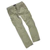 Scotch & Soda vintage beżowe cargo spodnie jeansowe 90s 80s y2k (L)