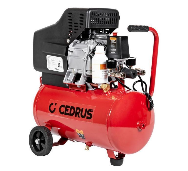 Cedrus Km24-1T Sprężarka Tłokowa Kompresor Tłokowy Olejowy 24L