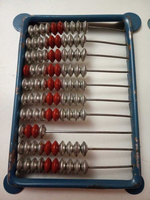 Счёты детские металлические.