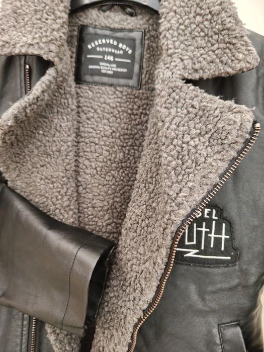 Kurtka z eko skóry Reserved roz146