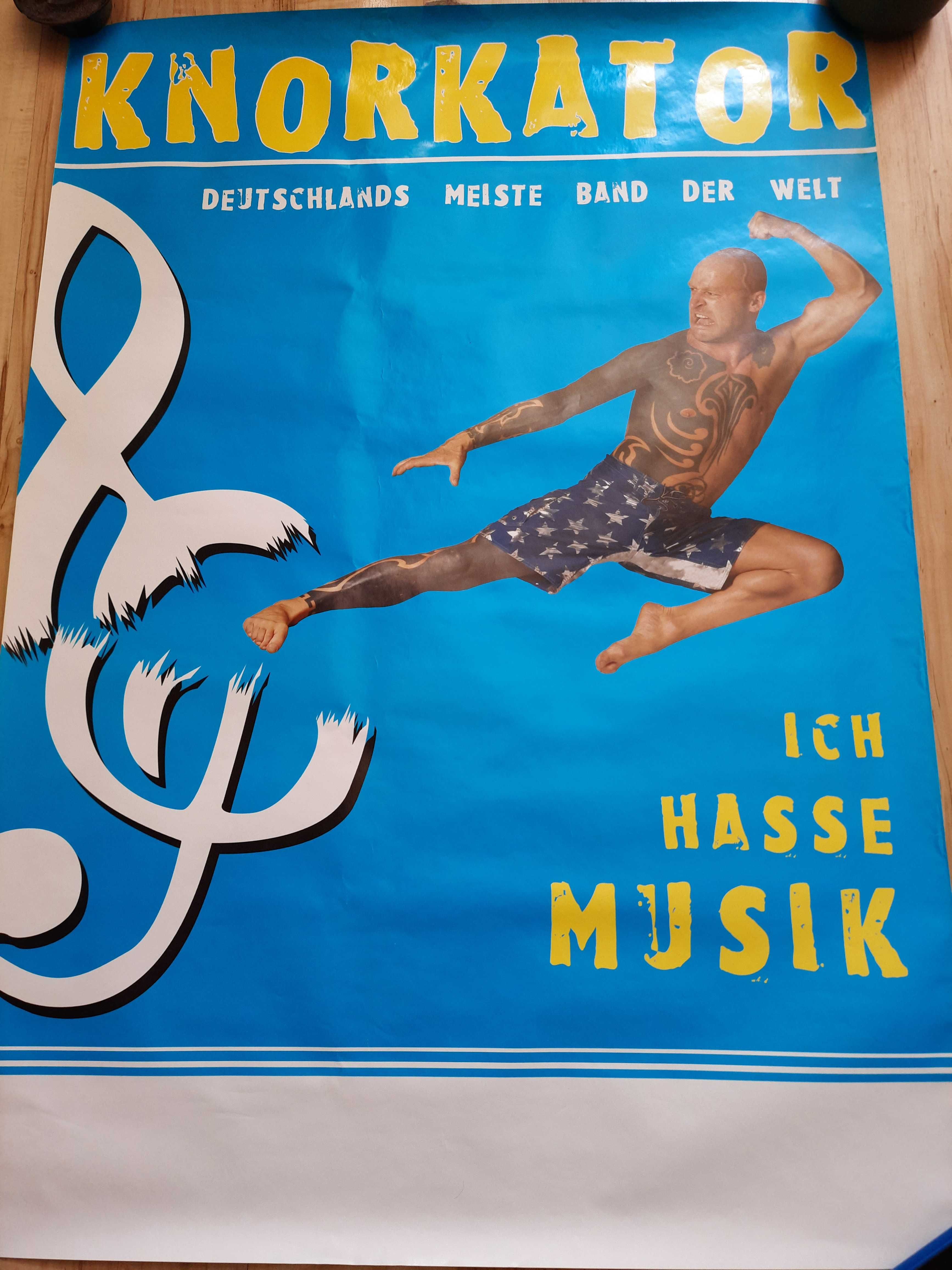 Plakat Knorkator "Ich hasse Musik" - nowy