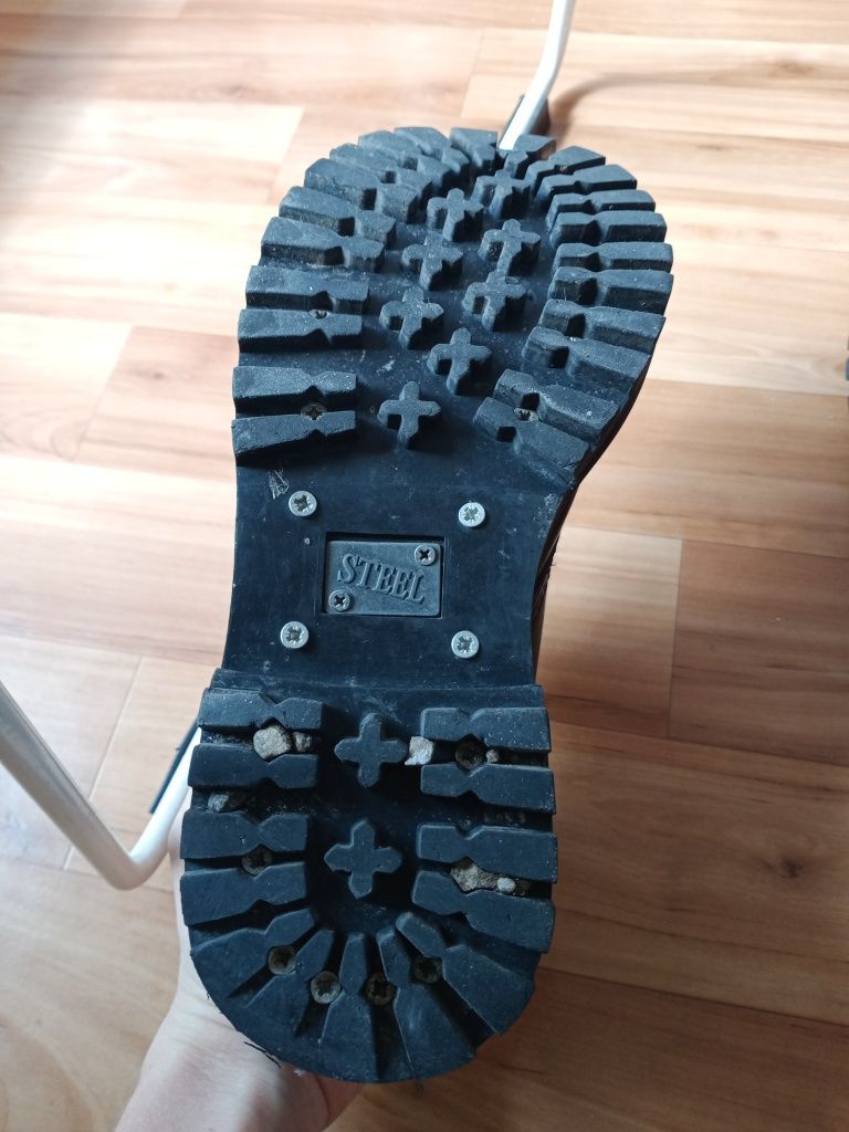 Glany Steel niskie 36 burgund/bordowe