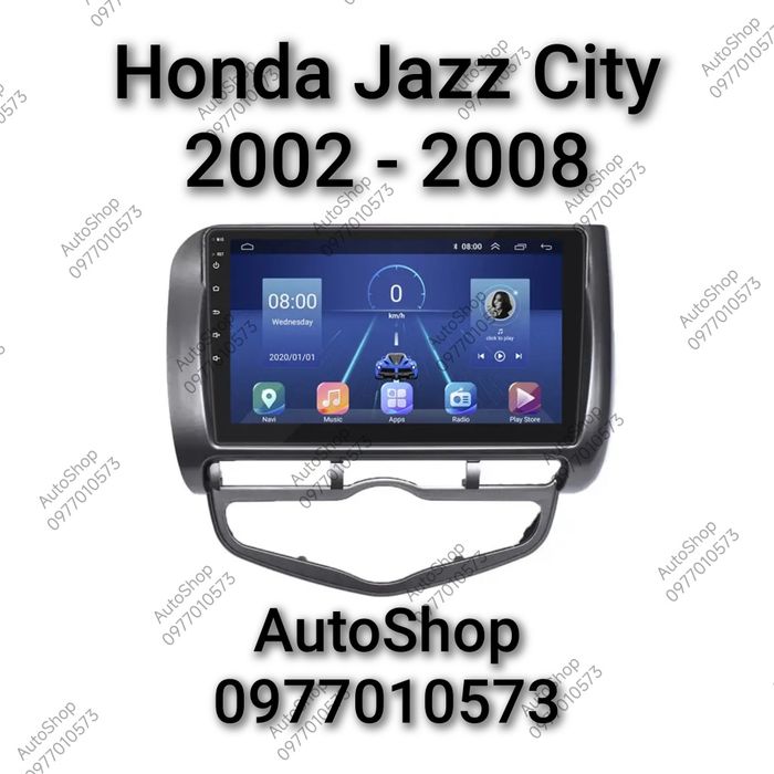 ‼️+Камера‼️Магнітола Honda Jazz City  2002 - 2008р Android